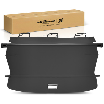 Black Parcel Shelf Rear compatible for VW Touareg 2011-2017 Luggage Cover 7P6867773H