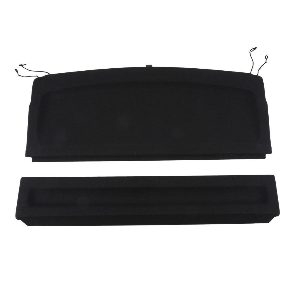 Black Boot Shelf compatible for BMW X1 F48 16-22 7378621 Rear Storage Parcel Cover