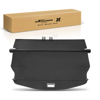 Black Cargo Cover Parcel Shelf compatible for Chevrolet Equinox 2010-2017 Easy Installation