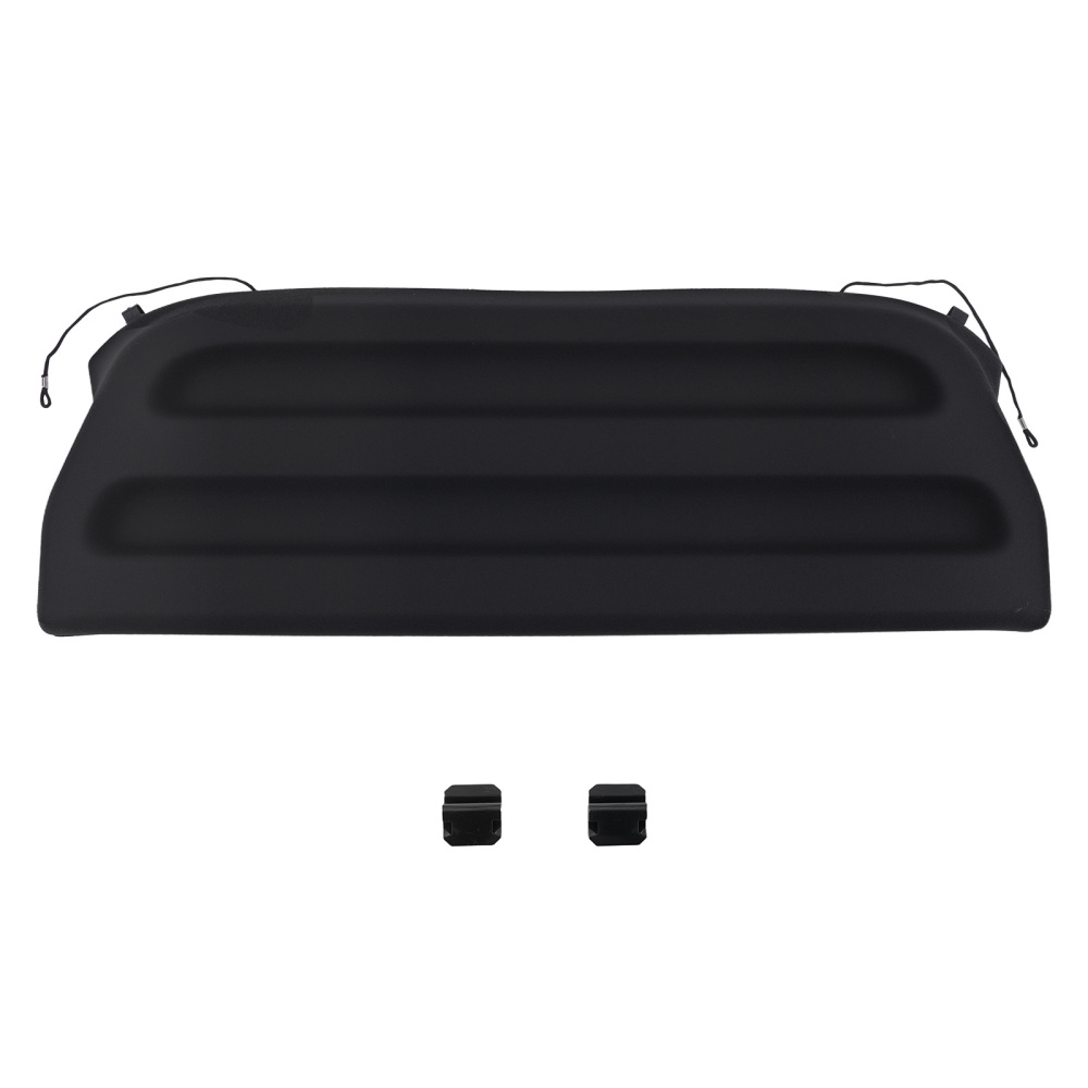 Black Cargo Cover Retractable Luggage Shield compatible for Honda 2015-2019 Rear Storage