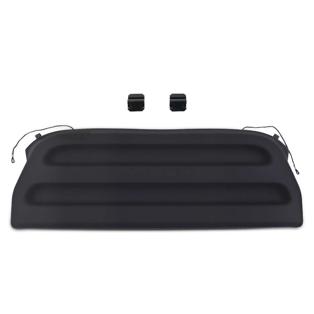 Black Cargo Cover Retractable Luggage Shield compatible for Honda 2015-2019 Rear Storage