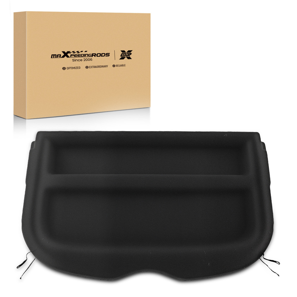 Rear Cargo Cover Luggage Cover compatible for Nissan Rogue Sport 17-22 Parcel Shelf Black