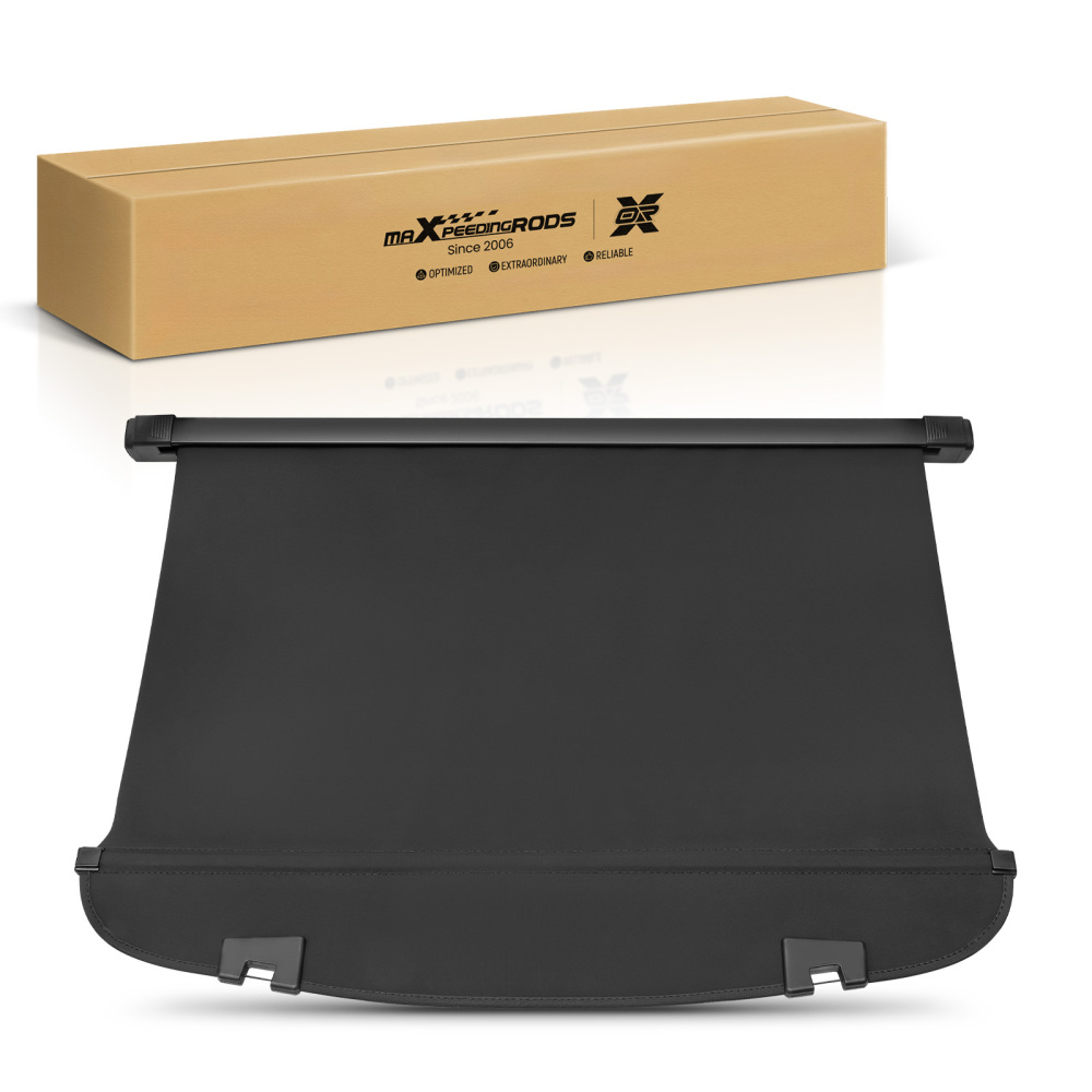 Black Canvas Cargo Cover compatible for Mazda CX-5 2017-24 Rear Retractable Privacy Shield