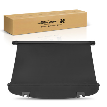 Black Canvas Cargo Cover compatible for Mazda CX-5 2017-24 Rear Retractable Privacy Shield