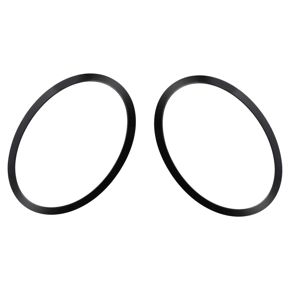 Front Rear Light Surrounds compatible for Mini Cooper F55 F56 F57 14-19 51137300631 Black