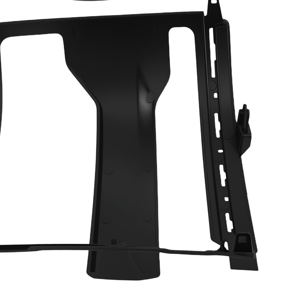 Black Headlight Bezel compatible for Chevrolet Silverado 1500 LD Extended 2019 5.3L V8 Pair