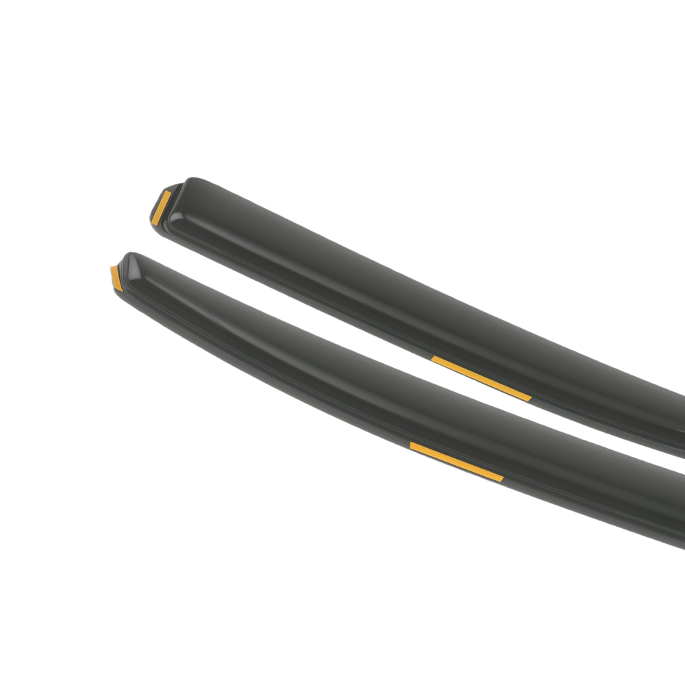 In-Channel Wind Deflectors compatible for Audi A3 S3 2013-2020 Front Rear Black Tinted