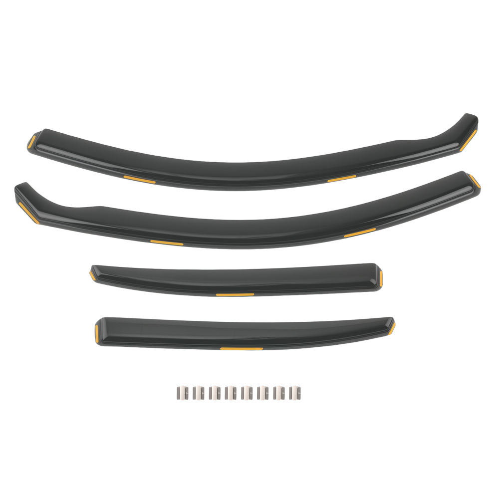 In-Channel Wind Deflectors compatible for Audi A3 S3 2013-2020 Front Rear Black Tinted