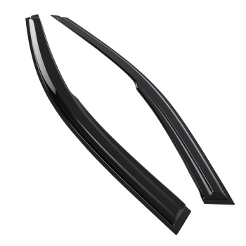 4pc Rain Guard Window Visors compatible for Honda Accord 2008-2012 4Dr Sedan Black Tinted