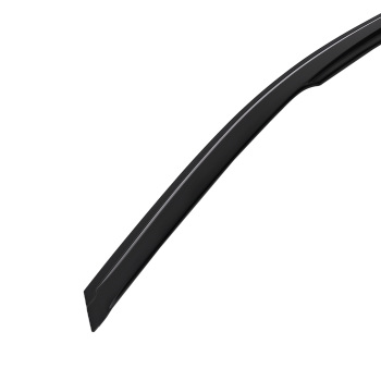 4pc Rain Guard Window Visors compatible for Honda Accord 2008-2012 4Dr Sedan Black Tinted