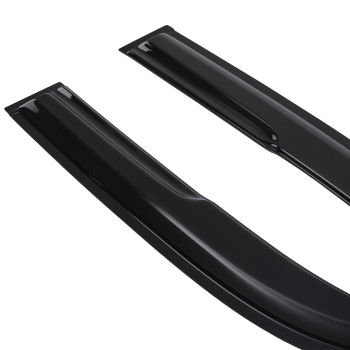 4xWindow Visor Guard Window Set compatible for Honda Accord 1998-2002 Black Outside Mount