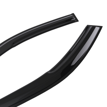 4xWindow Visor Guard Window Set compatible for Honda Accord 1998-2002 Black Outside Mount