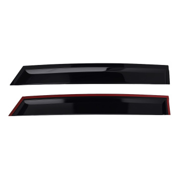 4pc Window Wind Deflectors Rain Visors compatible for AUDI Q3 MK2 2018+ Black Tinted Set