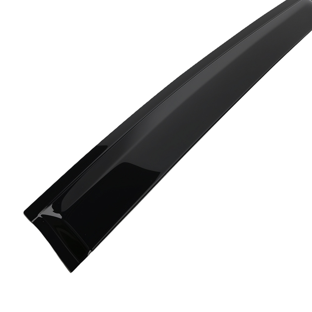 4x Rain Shield Window Visor compatible for AUDI Q5 MK2 2016+ Black Tinted Weather Guard Set