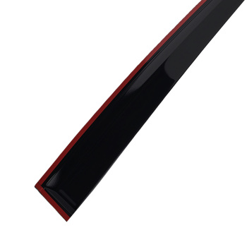 4x Rain Shield Window Visor compatible for AUDI Q5 MK2 2016+ Black Tinted Weather Guard Set