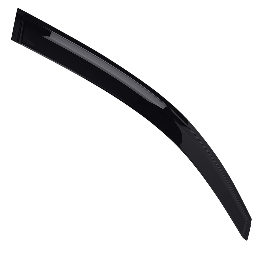 4x Rain Shield Window Visor compatible for AUDI Q5 MK2 2016+ Black Tinted Weather Guard Set