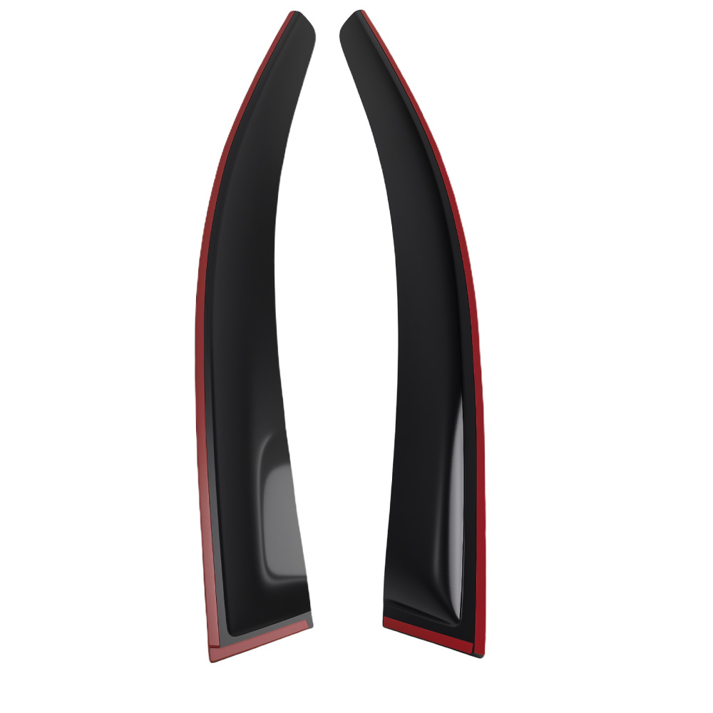 4pc FrontRear Deflectors compatible for Opel Vauxhall Astra J MK6 2009-16 Outside Mount