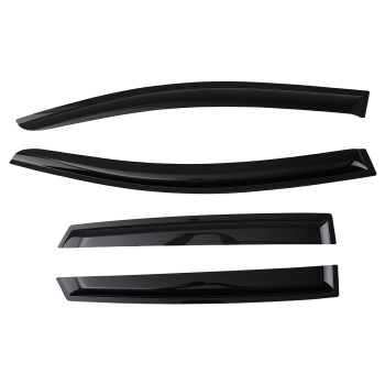 4pc FrontRear Deflectors compatible for Opel Vauxhall Astra J MK6 2009-16 Outside Mount