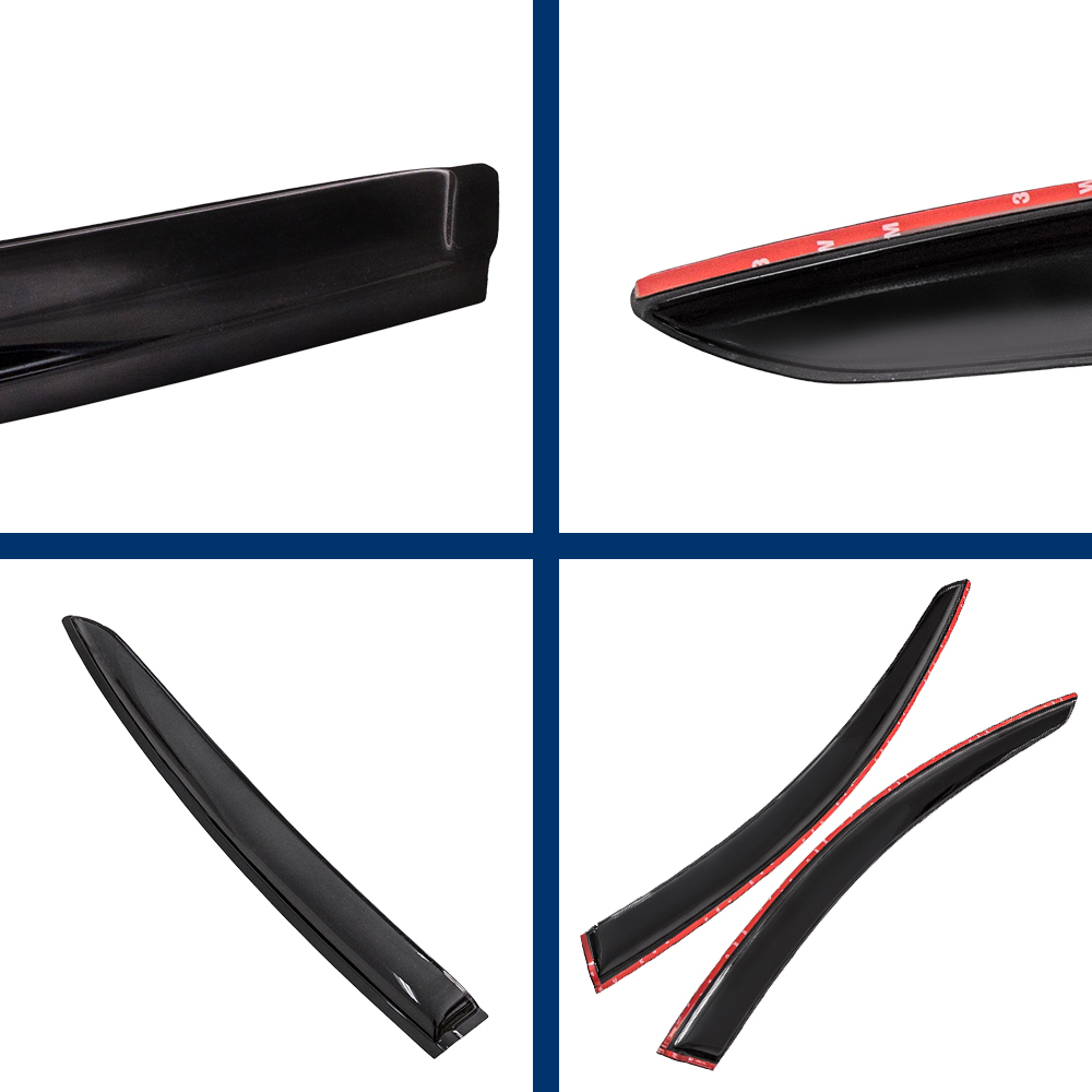 4x Weathershields Weather shields compatible for Ford Falcon BA BF Fairmont Sun Visor 02-08