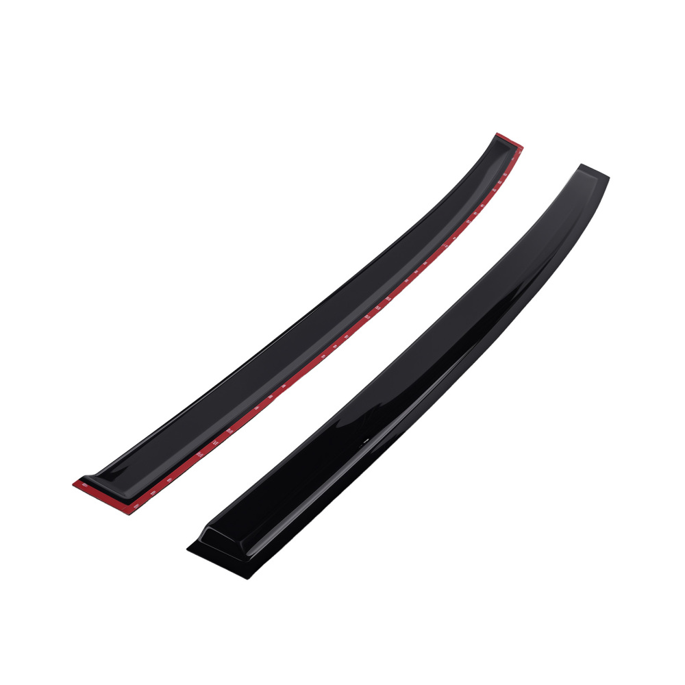 4pc Guard Visors compatible for Mercedes E-Class W213 16-23 Window Rain Deflectors Black