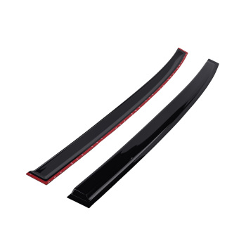 4pc Guard Visors compatible for Mercedes E-Class W213 16-23 Window Rain Deflectors Black