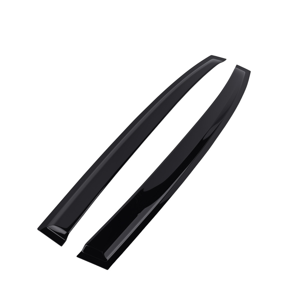 4pc Guard Visors compatible for Mercedes E-Class W213 16-23 Window Rain Deflectors Black