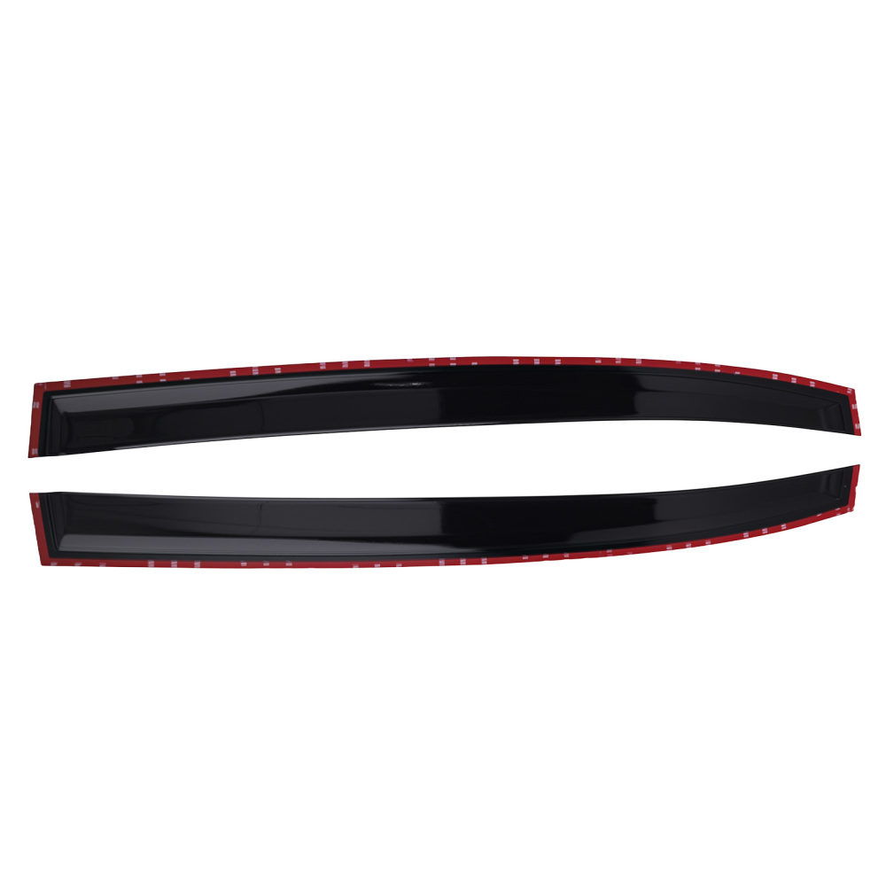 4pc Guard Visors compatible for Mercedes E-Class W213 16-23 Window Rain Deflectors Black