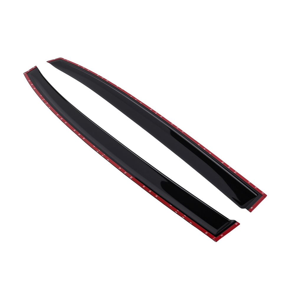 4pc Guard Visors compatible for Mercedes E-Class W213 16-23 Window Rain Deflectors Black