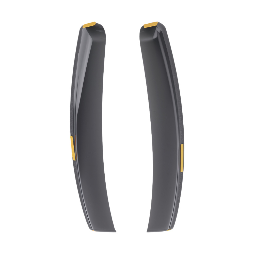 In-Channel Wind Deflectors compatible for BMW 3 Series 2005-2012 Front Rear Tinted Black