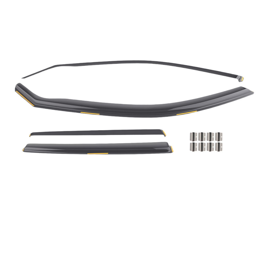 In-Channel Wind Deflectors compatible for BMW X5 E70 2006-2013 Front Rear Set Tinted