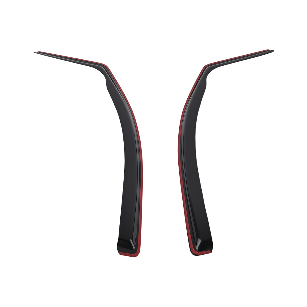 Wind Deflectors compatible for VW Caddy 2004-2020 Outside Mount Black Tinted 4pc Set