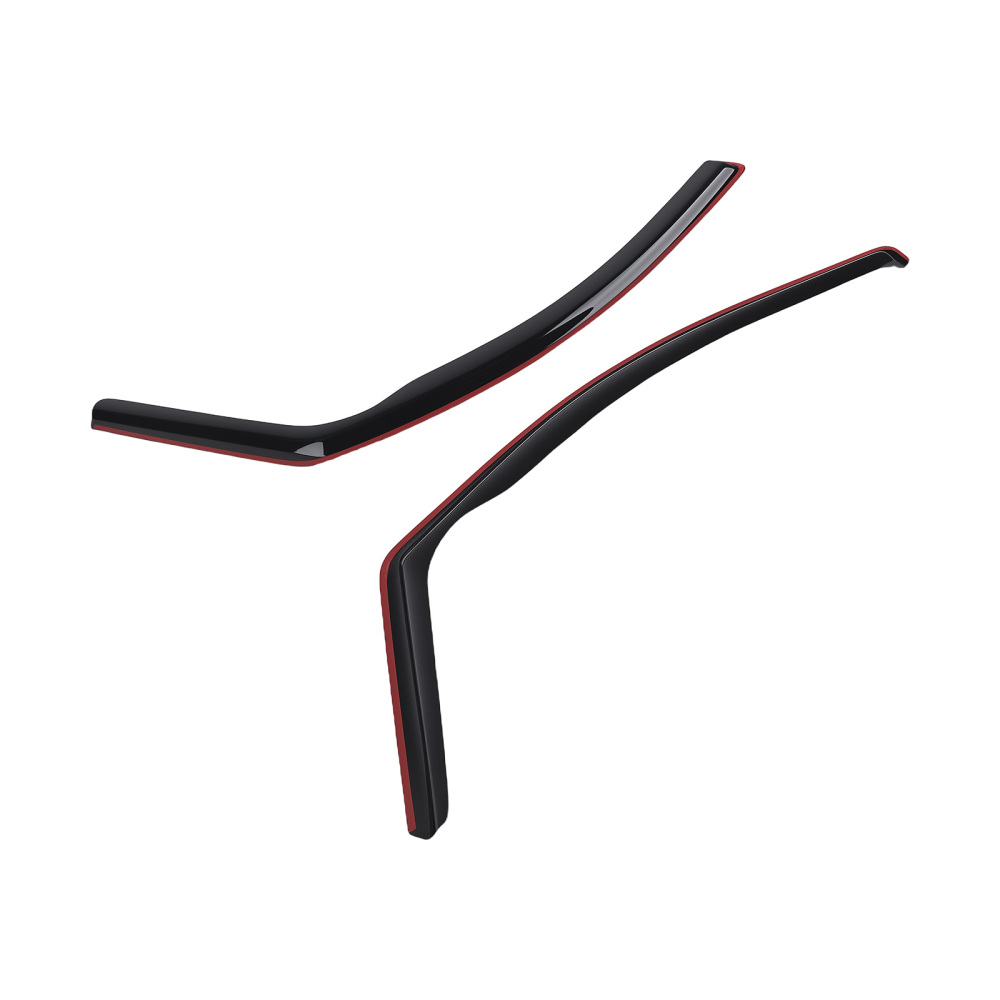 Wind Deflectors compatible for VW Caddy 2004-2020 Outside Mount Black Tinted 4pc Set