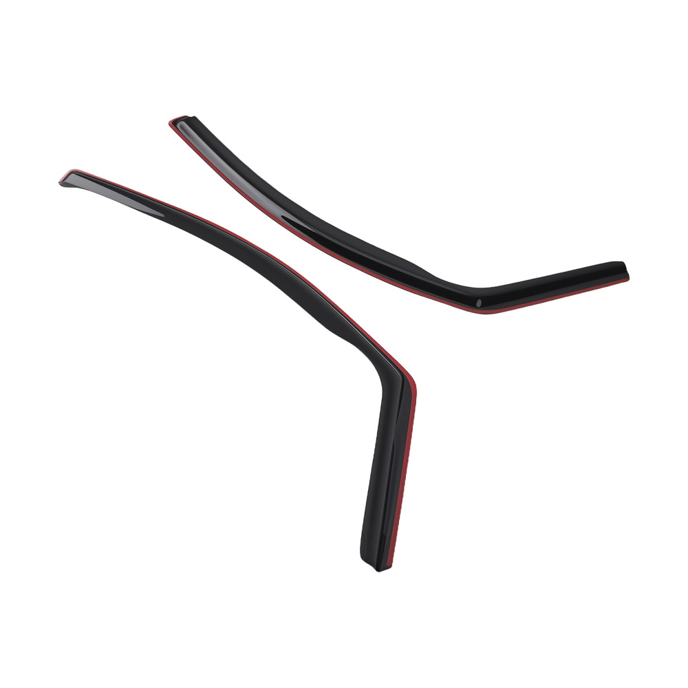 Wind Deflectors compatible for VW Caddy 2004-2020 Outside Mount Black Tinted 4pc Set