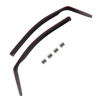 Wind Deflectors compatible for VW Caddy 2004-2020 Outside Mount Black Tinted 4pc Set