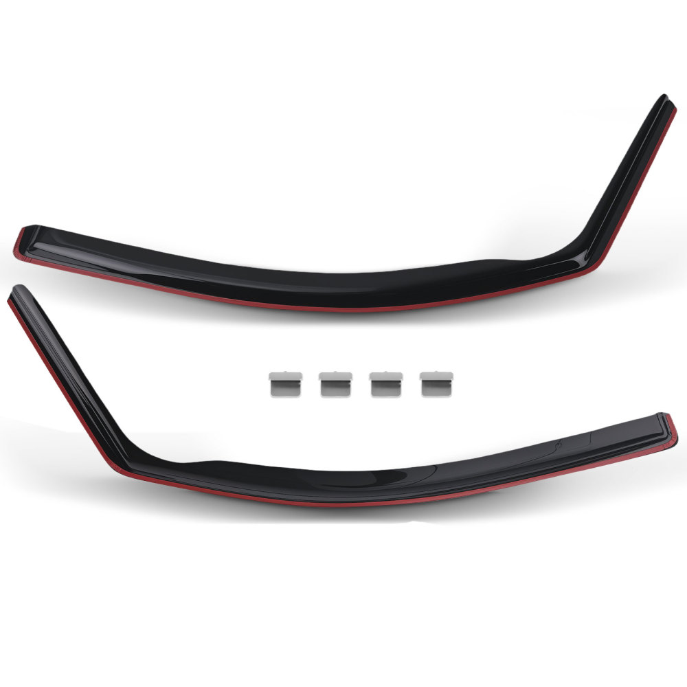 Wind Deflectors compatible for VW Caddy 2004-2020 Outside Mount Black Tinted 4pc Set