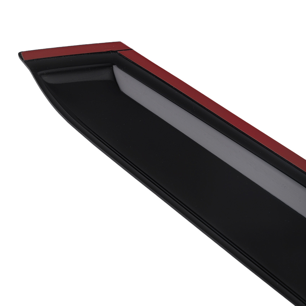 4pc Window Wind Deflectors Side Shields compatible for Kia Ceed MK2 2012-2018 Black Tinted