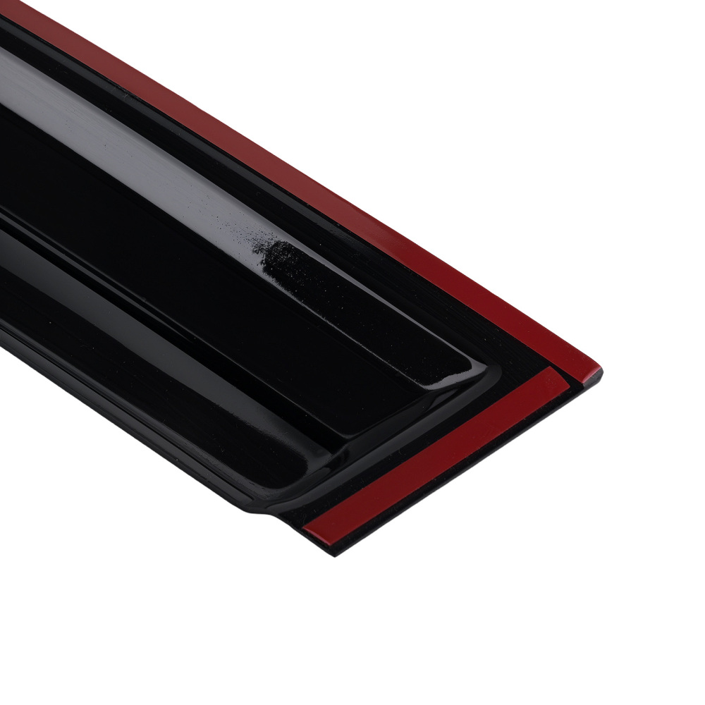 4pc Window Wind Deflectors Side Shields compatible for Kia Ceed MK2 2012-2018 Black Tinted