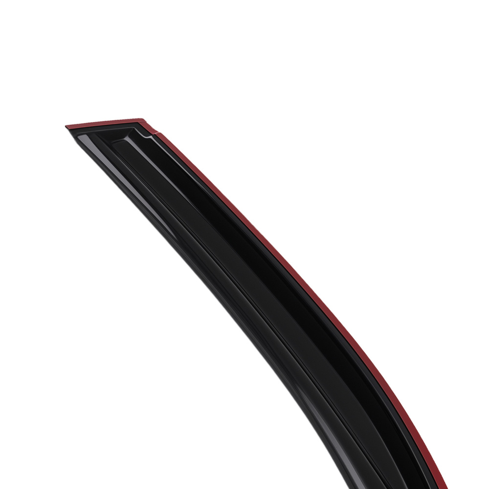 4x Side Window Deflectors Rain Guards compatible for Honda Civic 4dr 01-05 Black Tinted Set