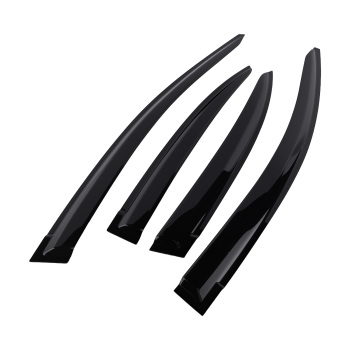 4PC Rain Guard Deflectors compatible for HONDA CIVIC MK9 2012-2016 Window Visors Black Set