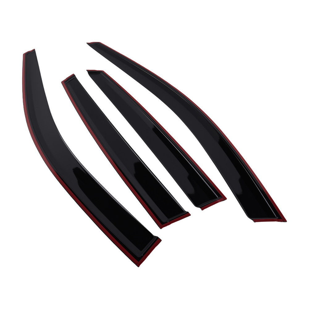 4PCS Window Rain Deflectors compatible for HONDA CR-V MK3 2007-2012 Wind Guards Visor Set