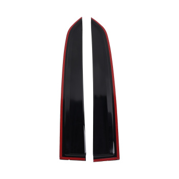 Car Door Shields compatible for Ford EcoSport MK2 2013-Onwards Black Wind Deflector Kit