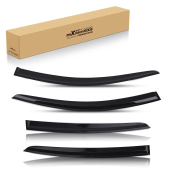 Door Rain Deflector Set compatible for Ford Focus MK4 2018-2021 Black Outside Mount 4PC