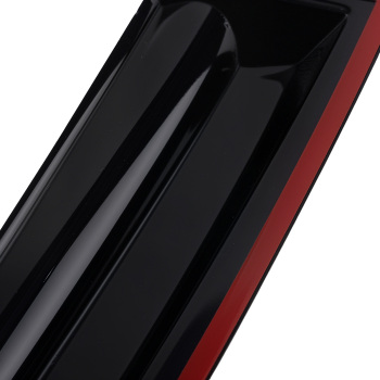 4PC Window Rain Visors compatible for Ford Fiesta MK6 2002-2008 Wind Deflectors Black