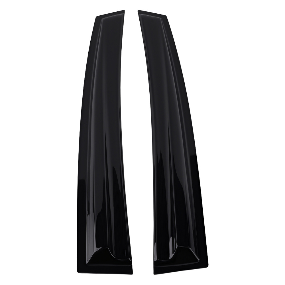 4PC Window Rain Visors compatible for Ford Fiesta MK6 2002-2008 Wind Deflectors Black