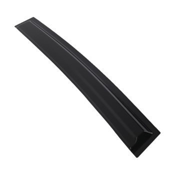 Door Rain Guard Deflector compatible for Ford Fiesta 2008-2017 Outside Mount Black Tinted