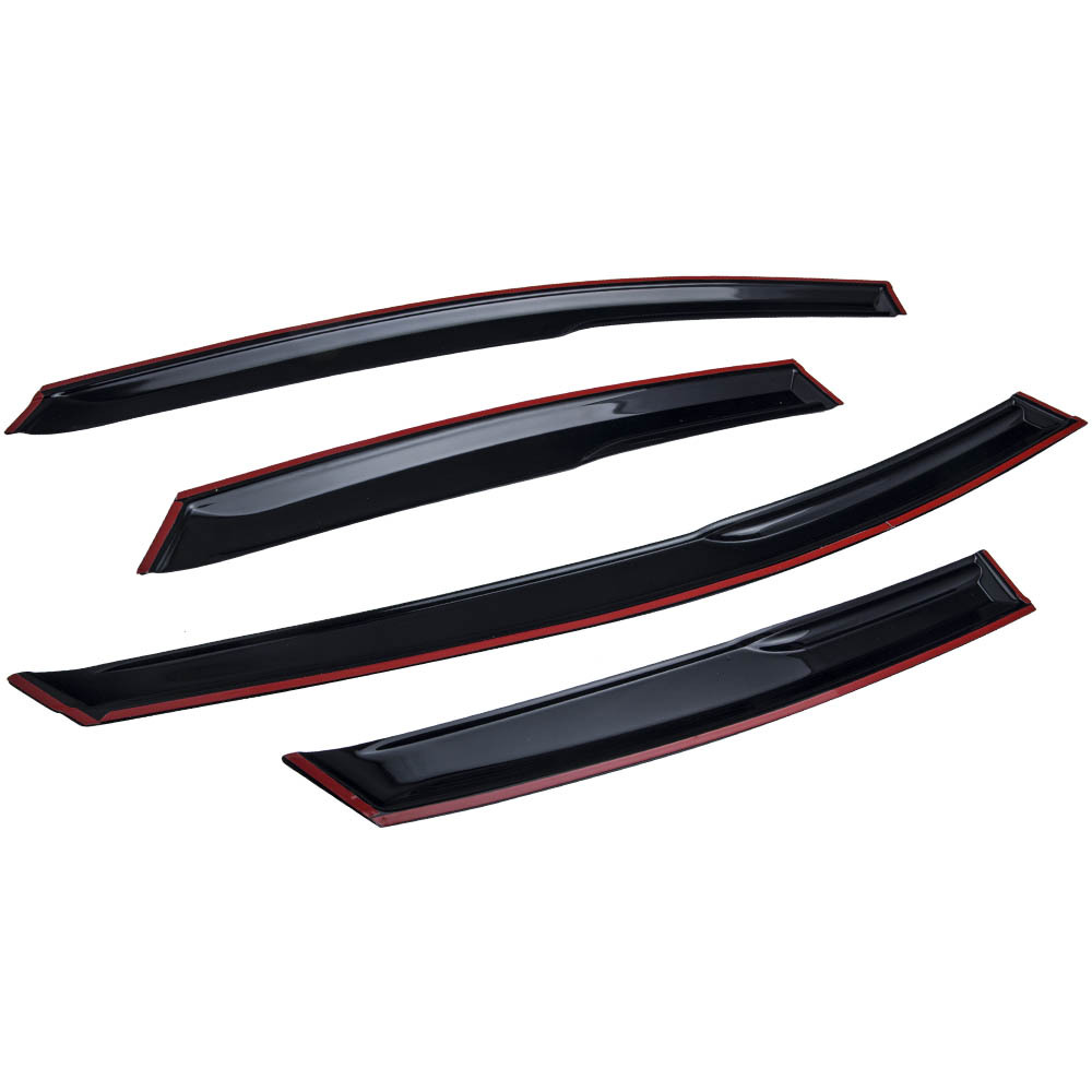 Déflecteurs de vent fenêtre latérale 4 pièces compatible pour Ford Focus III 4/5p 2011-18