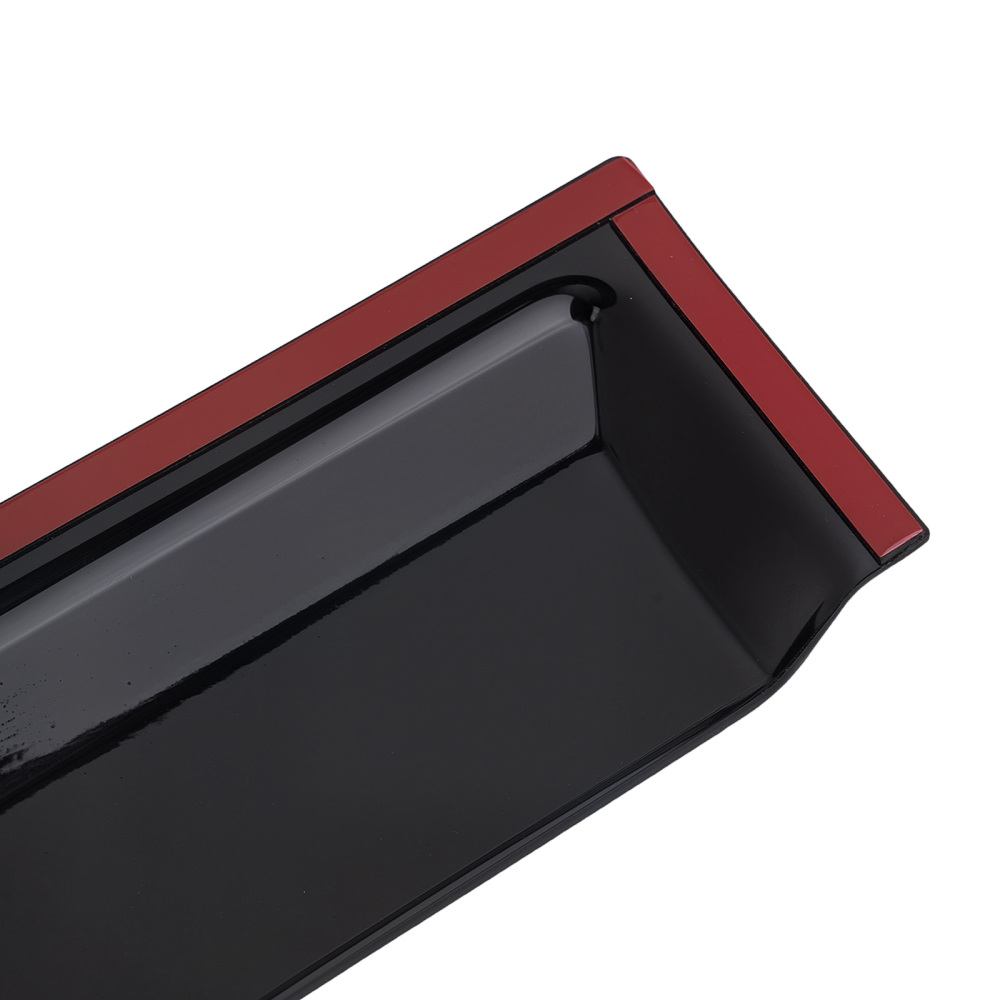 Black Rain Visors compatible for Mercedes GLC MK1 2016-2022 Window Wind Deflectors 4pc Set