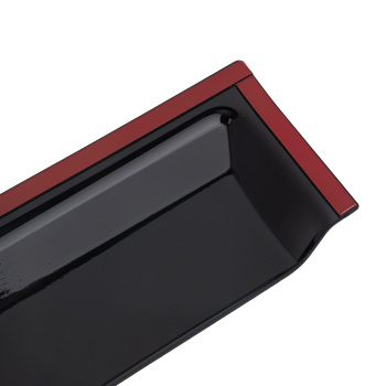 Black Rain Visors compatible for Mercedes GLC MK1 2016-2022 Window Wind Deflectors 4pc Set