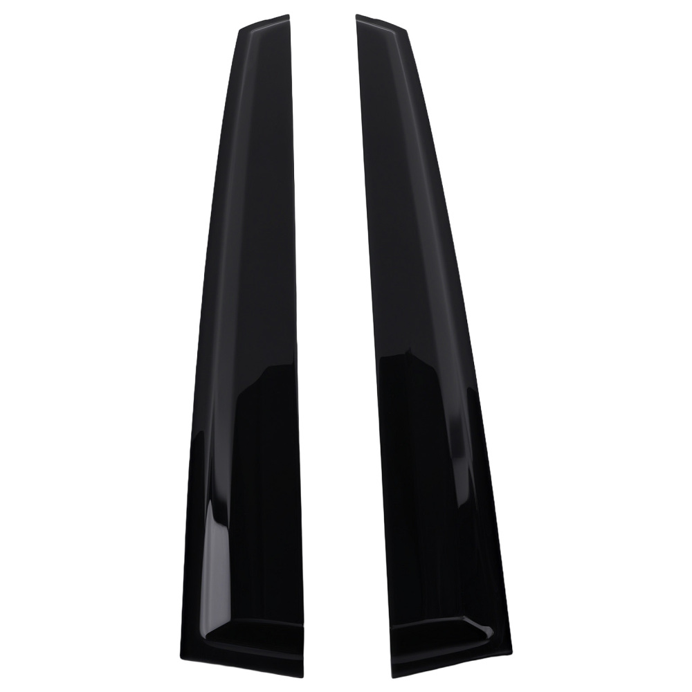 Black Rain Visors compatible for Mercedes GLC MK1 2016-2022 Window Wind Deflectors 4pc Set