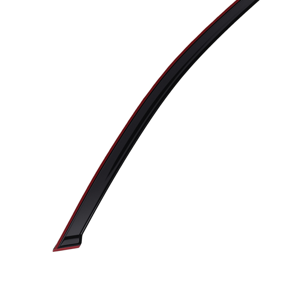 4PC Side Window Rain Guards Set compatible for VW GOLF MK6 2008-2012 Black